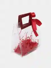 Бордовый подарочный пакет, прозрачная сумка из ПВХ, для подарка, 4 цвета