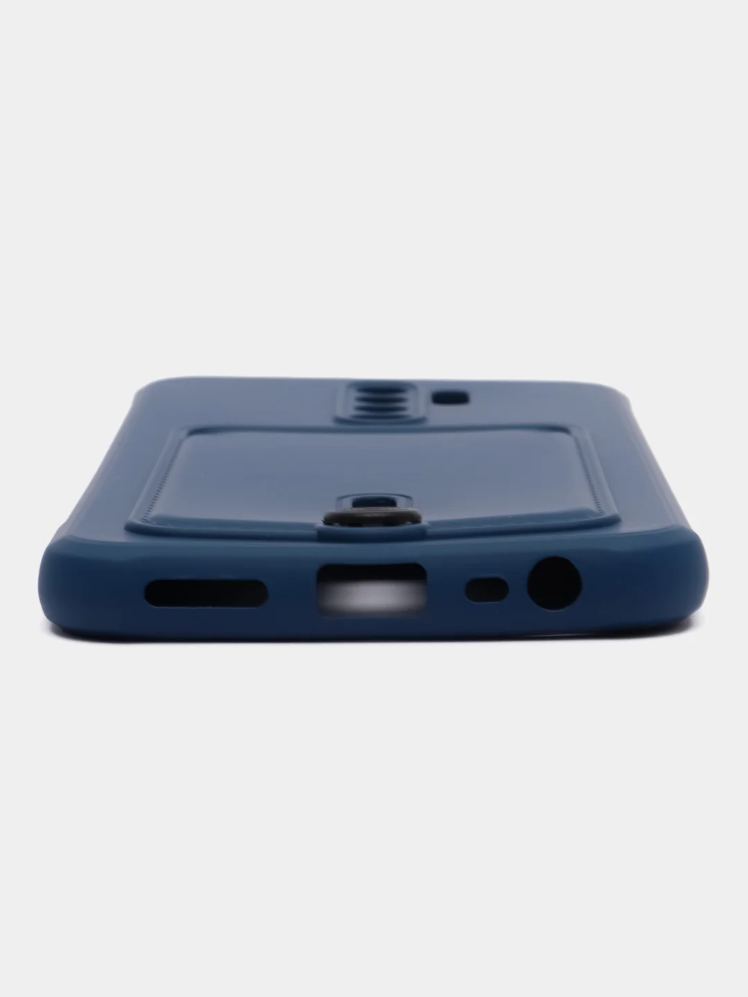 Синий чехол для Xiaomi Redmi 9, Сяоми Редми 9, с карманом для карт
