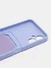 Лавандовый чехол для Tecno Spark 9 Pro (Техно Спарк 9 Про), с карманом для карт