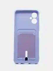 Лавандовый чехол для Tecno Spark 9 Pro (Техно Спарк 9 Про), с карманом для карт