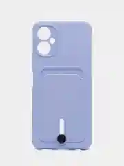 Лавандовый чехол для Tecno Spark 9 Pro (Техно Спарк 9 Про), с карманом для карт