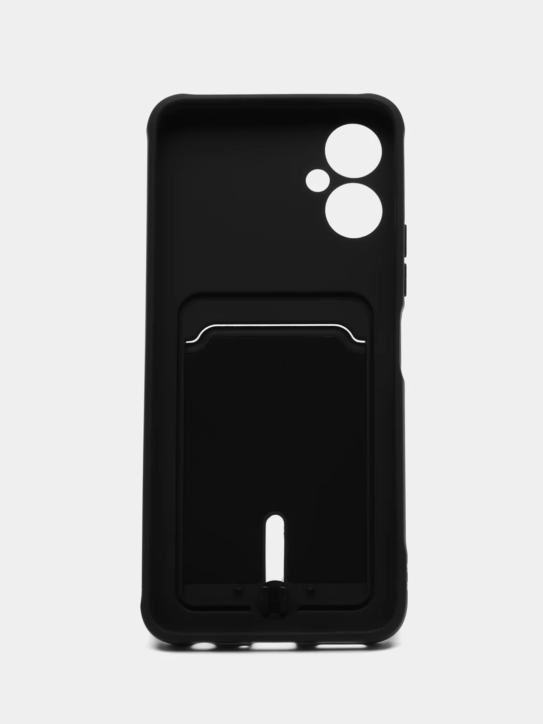 Черный чехол для Tecno Spark 9 Pro (Техно Спарк 9 Про), с карманом для карт