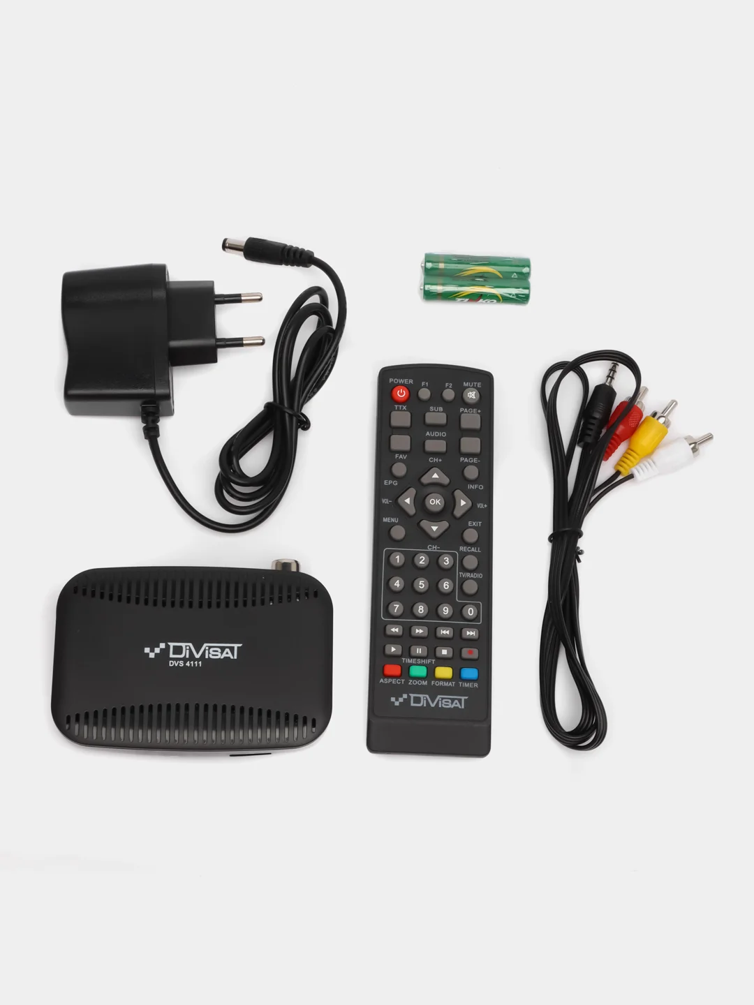 Приставка для цифрового и кабельного ТВ DIVISAT DVS-4111 (DVB-T/T2/C)