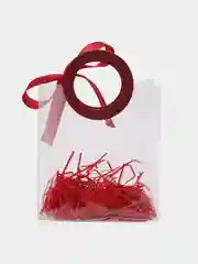 Бордовый подарочный пакет, прозрачная сумка из ПВХ для подарка, 4 цвета