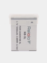 Аккумулятор для фотоаппарата Relato NB-5L/NB-5LH для Canon NB-5L CB-2LXE / CB-2LX