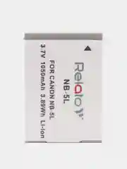 Аккумулятор для фотоаппарата Relato NB-5L/NB-5LH для Canon NB-5L CB-2LXE / CB-2LX