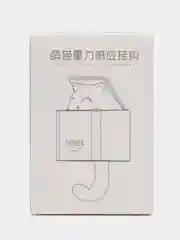 Белый крючок "Котик"