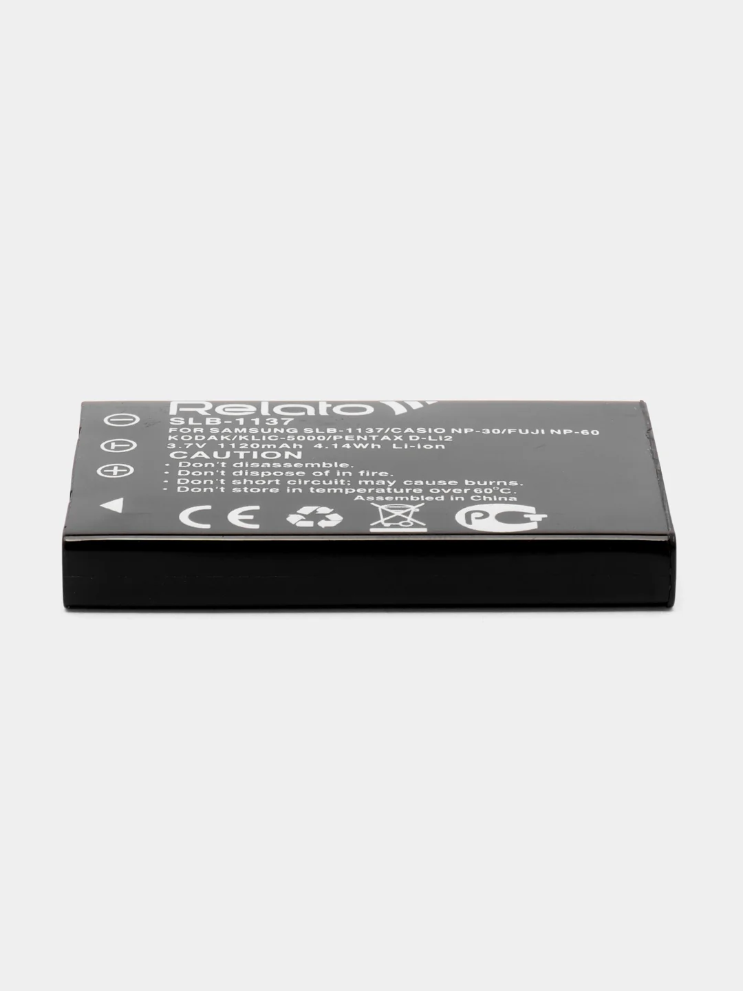 Аккумулятор Relato SLB-1137 для Samsung SLB-1037, SLB-1137, OLYMPUS Li-20B