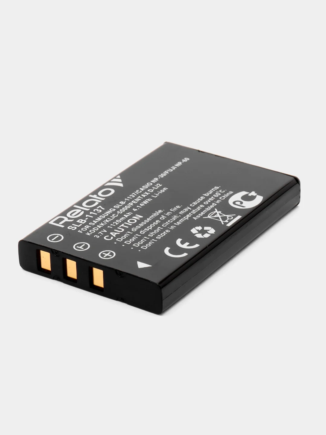 Аккумулятор Relato SLB-1137 для Samsung SLB-1037, SLB-1137, OLYMPUS Li-20B