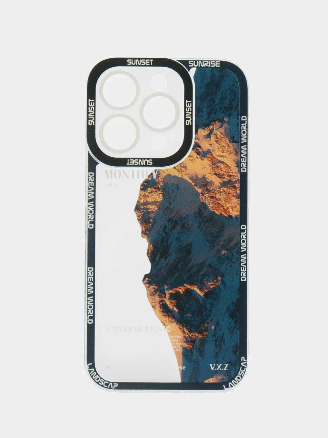 Темно-синий чехол для iPhone 11, 12, 13, 14, 15 Pro Max Plus, с принтом, защитой камеры
