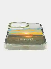 Хаки чехол для iPhone 11, 12, 13, 14, 15 Pro Max Plus, с принтом, защитой камеры