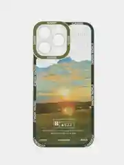 Хаки чехол для iPhone 11, 12, 13, 14, 15 Pro Max Plus, с принтом, защитой камеры
