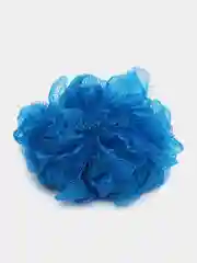 Синий мочалка для тела, бани, душа, ванны. Бант