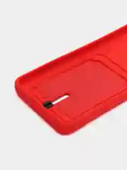 Зеленый чехол для Xiaomi Redmi 12C (Сяоми Редми 12С), с карманом для карт