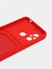 Зеленый чехол для Xiaomi Redmi 12C (Сяоми Редми 12С), с карманом для карт