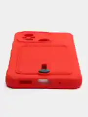 Зеленый чехол для Xiaomi Redmi 12C (Сяоми Редми 12С), с карманом для карт