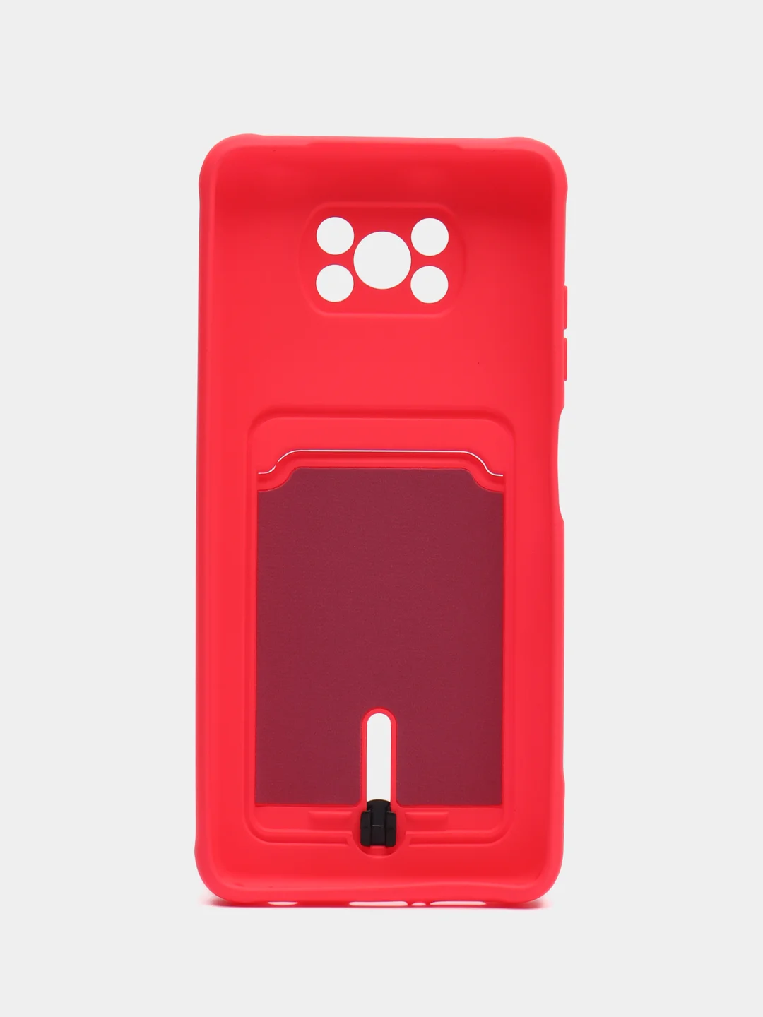 Фуксия чехол Xiaomi Poco X3 NFS X3 Pro (Сяоми Поко Х3 Х3 Про), с карманом для карт
