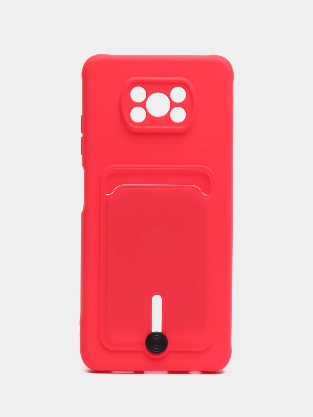 Фуксия чехол Xiaomi Poco X3 NFS X3 Pro (Сяоми Поко Х3 Х3 Про), с карманом для карт