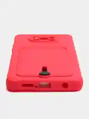 Фуксия чехол Xiaomi Poco X3 NFS X3 Pro (Сяоми Поко Х3 Х3 Про), с карманом для карт