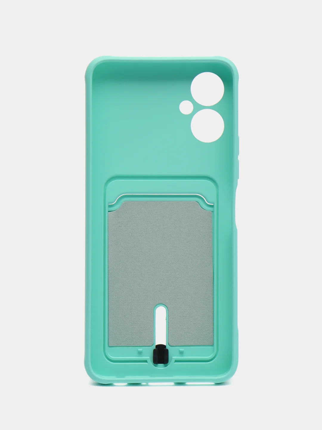Бирюзовый чехол для Tecno Spark 9 Pro (Техно Спарк 9 Про), с карманом для карт