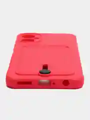 Фуксия чехол для Tecno Spark 9 Pro (Техно Спарк 9 Про), с карманом для карт