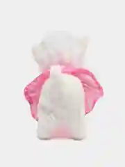 Розовый собака с поводком