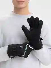Голубой перчатки горнолыжные, спортивные, унисекс