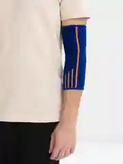 Синий налокотник спортивный защитный, бандаж локтевого сустава