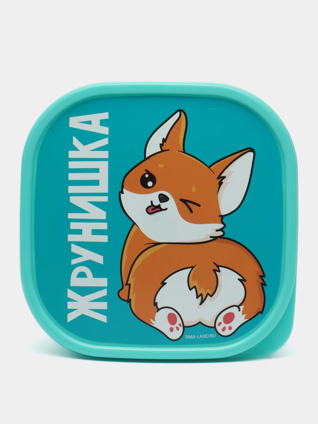 Лазурный контейнер для еды