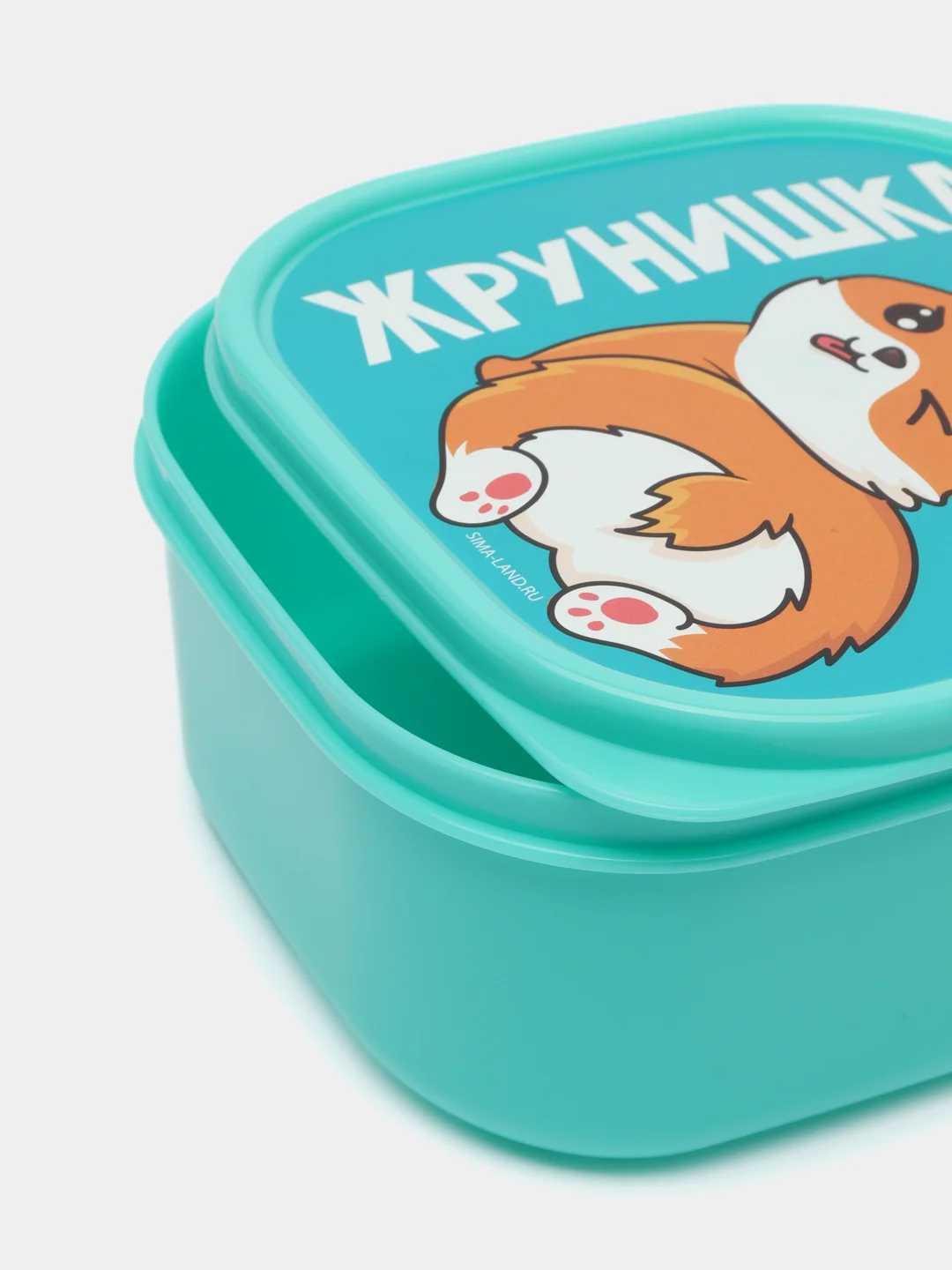 Лазурный контейнер для еды