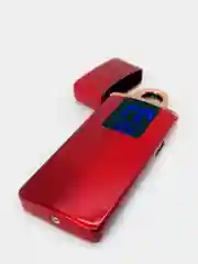 Красный зажигалка электронная, металлическая, плазменная спираль, USB, зажигалка электронная