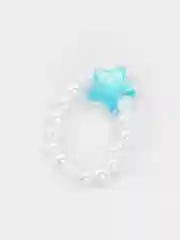 Лазурный кольца из бисера и бусин
