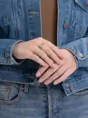Серебряный набор женских колец, 7 штук