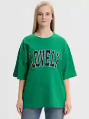 Футболка свободного кроя оверсайз "lovely" (прекрасный)