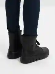 Черный ботинки зимние женские Rieker