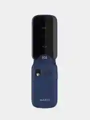Синий кнопочный телефон-раскладушка Maxvi E6, с камерой, аккумулятор 1200 мАч