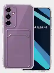 Манго чехол для Samsung Galaxy S23 FE силиконовый ROSCO матовый / прозрачный с защитой камер