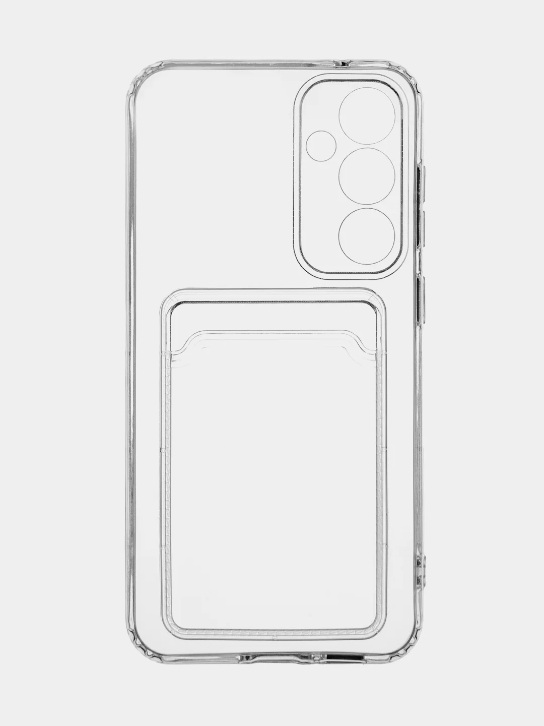 Манго чехол для Samsung Galaxy S23 FE силиконовый ROSCO матовый / прозрачный с защитой камер