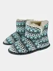 Ледяной чуни-тапочки домашние утепленные Soft Slippers "Вязанка" на подошве ЭВА
