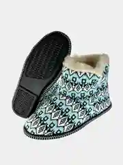 Ледяной чуни-тапочки домашние утепленные Soft Slippers "Вязанка" на подошве ЭВА