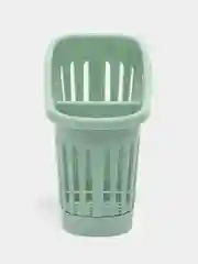 Бирюзовый органайзер-сушилка для столовых приборов IDEA, 2 секции