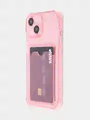 Чехол для iPhone 15 противоударный силиконовый ROSCO с карманом для карт усиленными углами