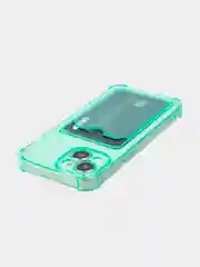 Чехол для iPhone 15 противоударный силиконовый ROSCO с карманом для карт усиленными углами