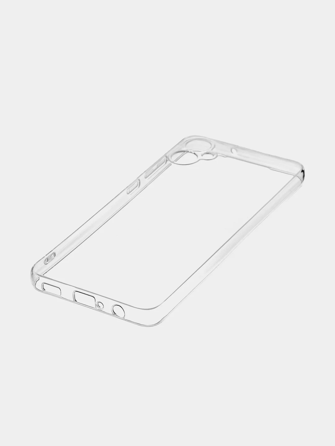Прозрачный чехол Samsung Galaxy A05, A05s, матовый, прозрачный, ROSCO силиконовый, с защитой камер