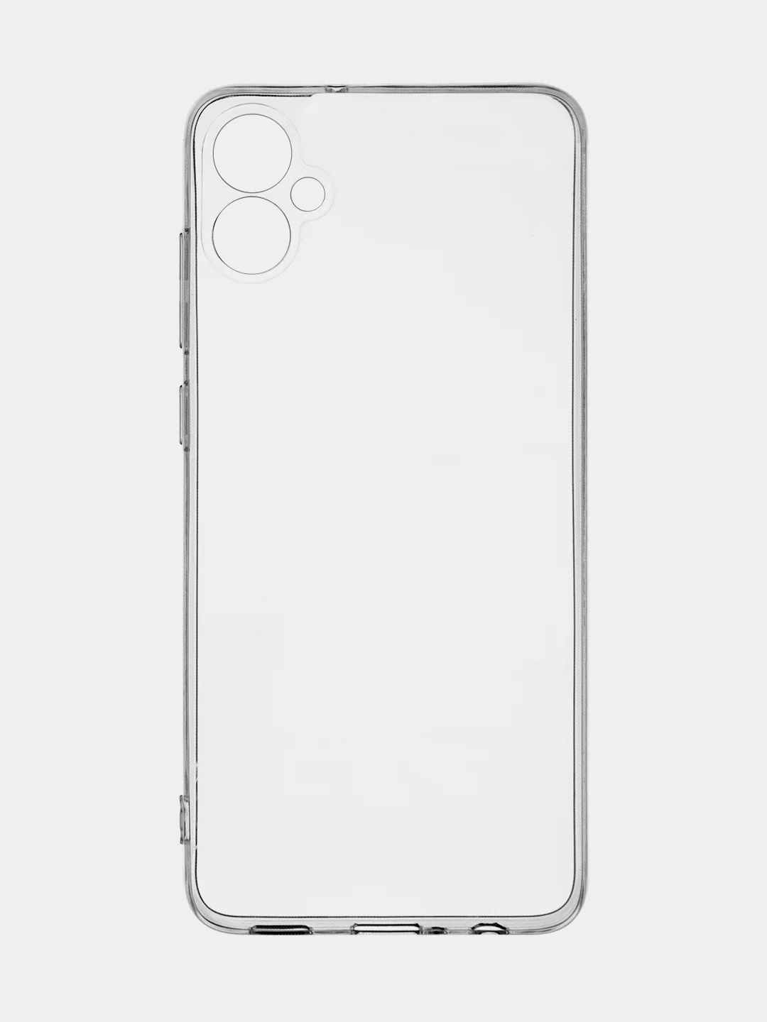 Прозрачный чехол Samsung Galaxy A05, A05s, матовый, прозрачный, ROSCO силиконовый, с защитой камер