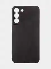 Черный чехол для Samsung Galaxy S22 Plus алькантара BROSCORP, замшевый, пластиковый с силиконом