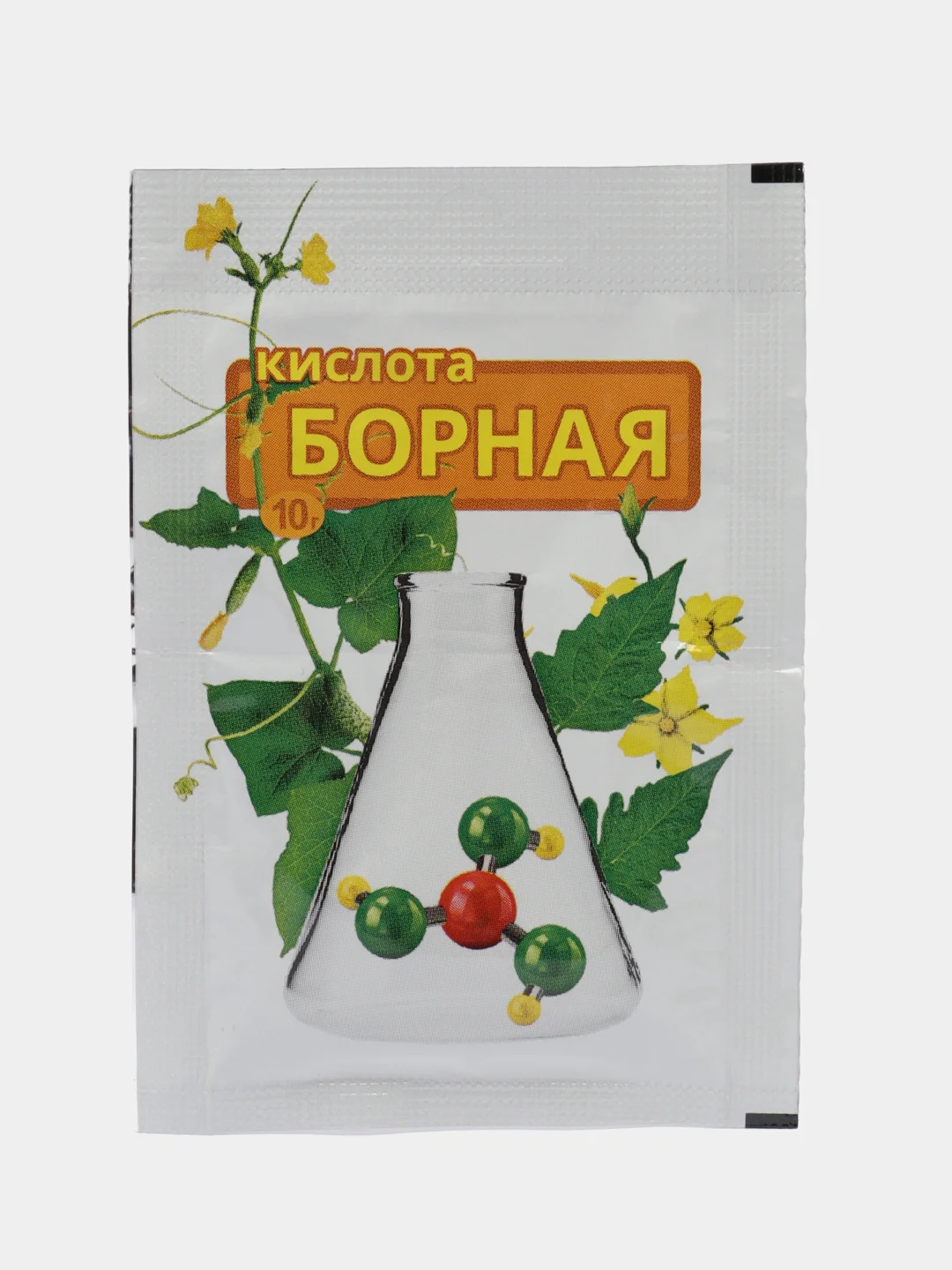 Борная кислота 10 г стимулятор плодоношения (подкормка, удобрение)