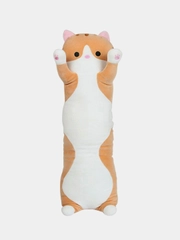 Кот-батон мягкая игрушка-антистресс, 50, 70 и 90см. Длинный кот игрушка-подушка, 2 цвета