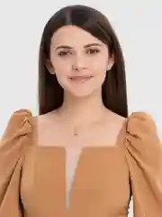 Желтый цепочка на шею женская, подвеска на шею, украшения на шею с двойной подвеской "Сердце"