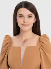 Цепочка на шею с  подвеской "Листочки"